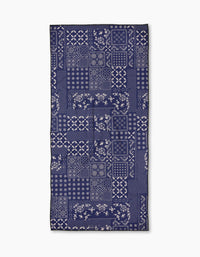 Blossoming Bandanna Blue