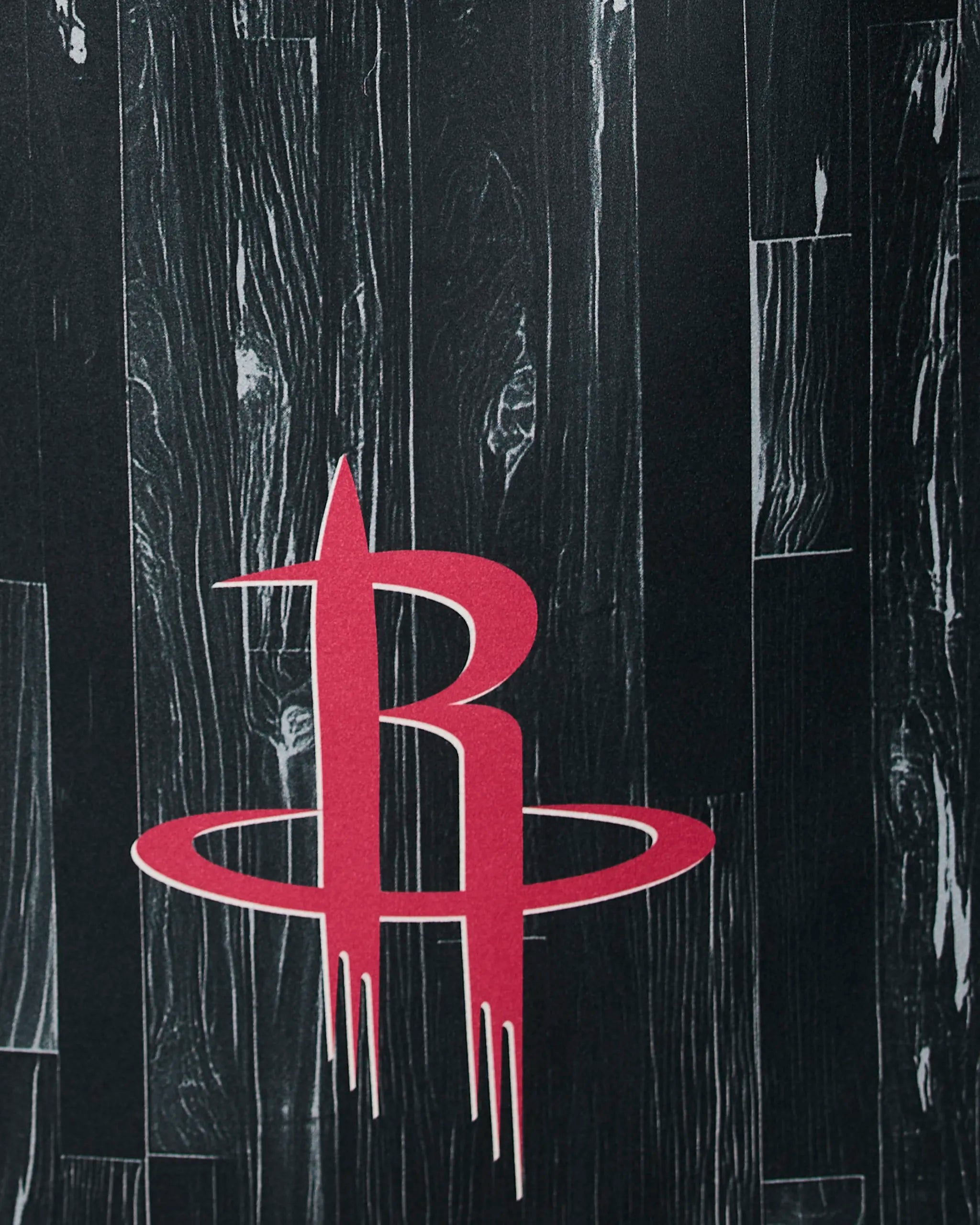 The Geometry Rockets Zone features a red Houston Rockets logo set against a dark, wood-patterned background.