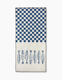 Sardine Check Blue