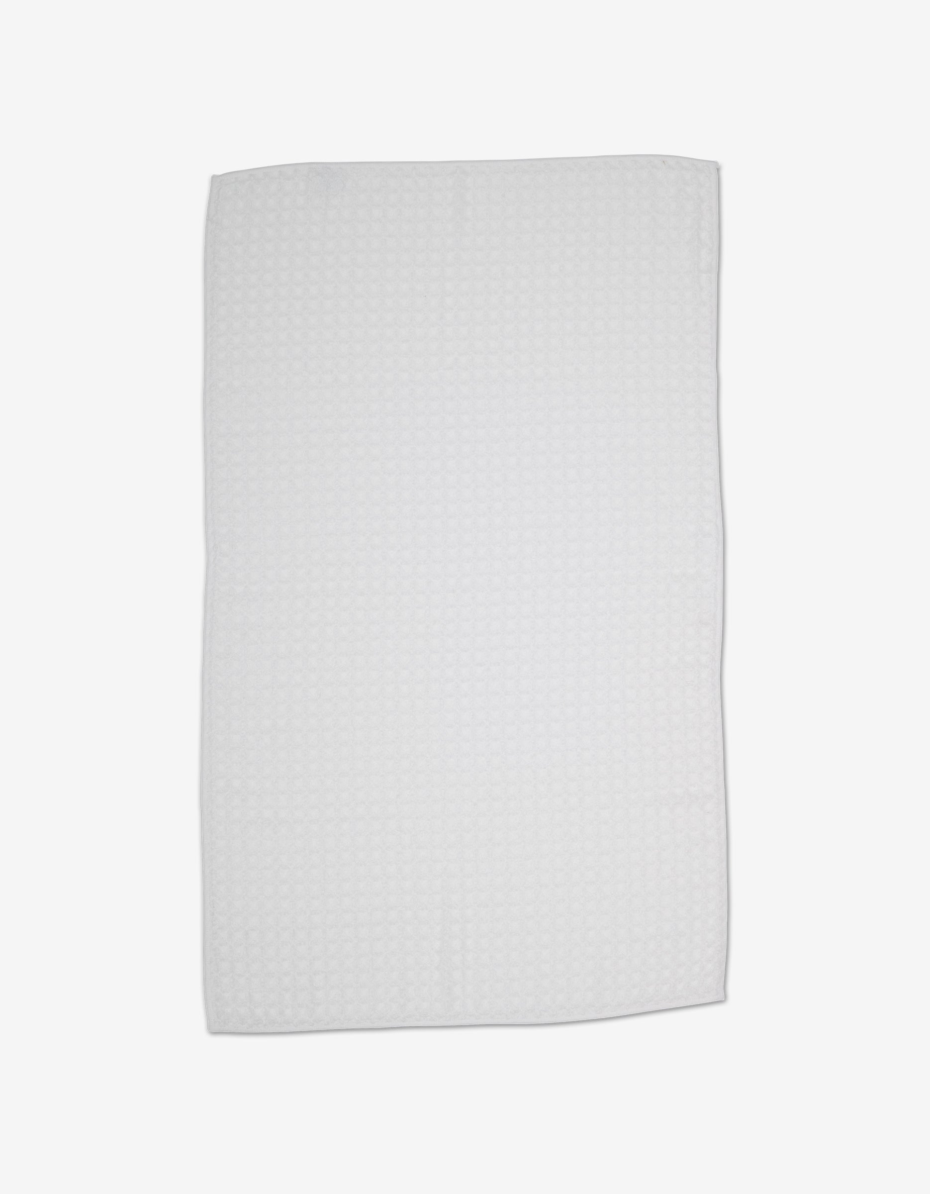 The GEOMETRY Cloud towel is a white, rectangular waffle bath towel shown on a white background.