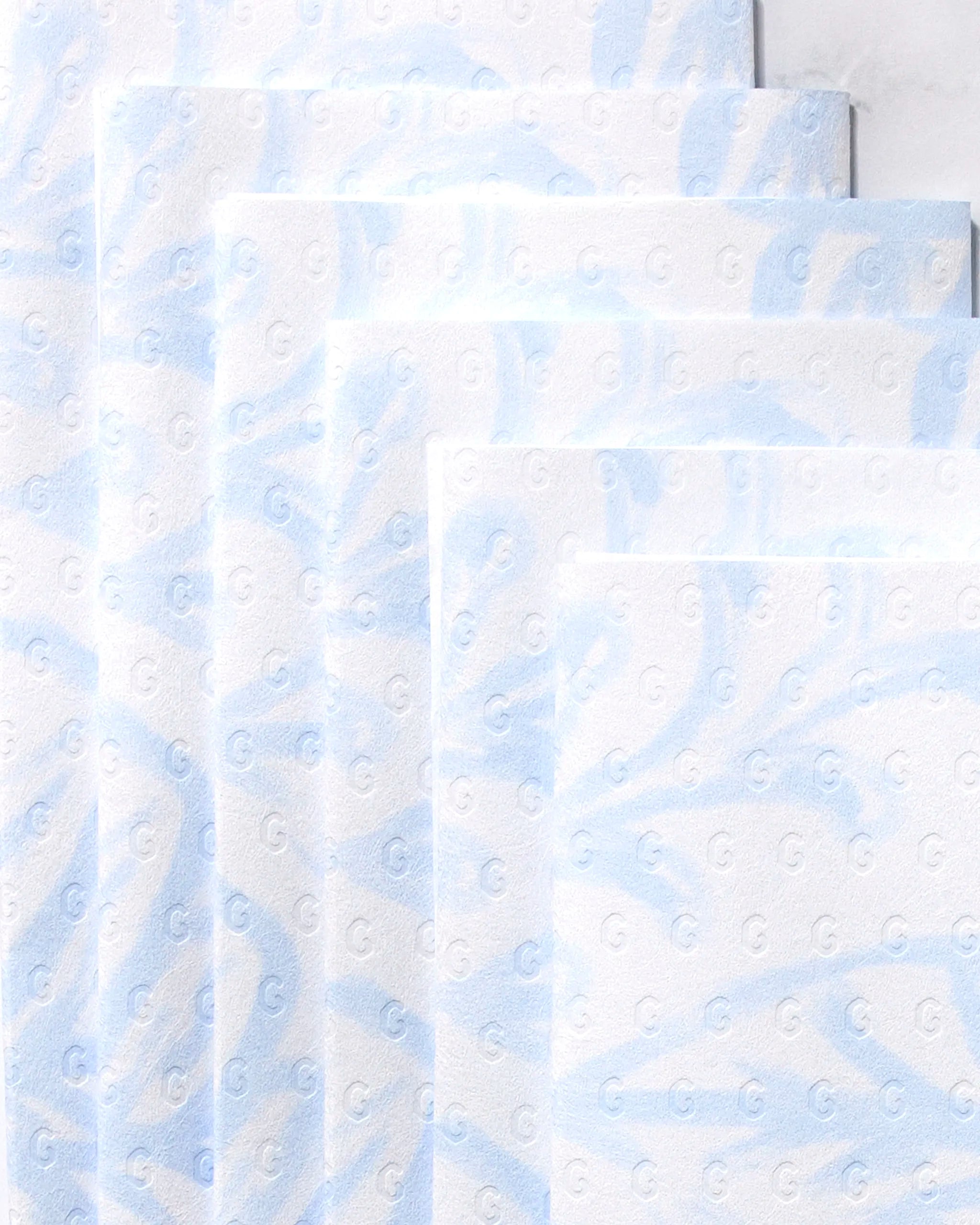 Something Blue by GEOMETRY delivers an eco-friendly paper towel option, providing a sustainable solution for all your cleaning needs.