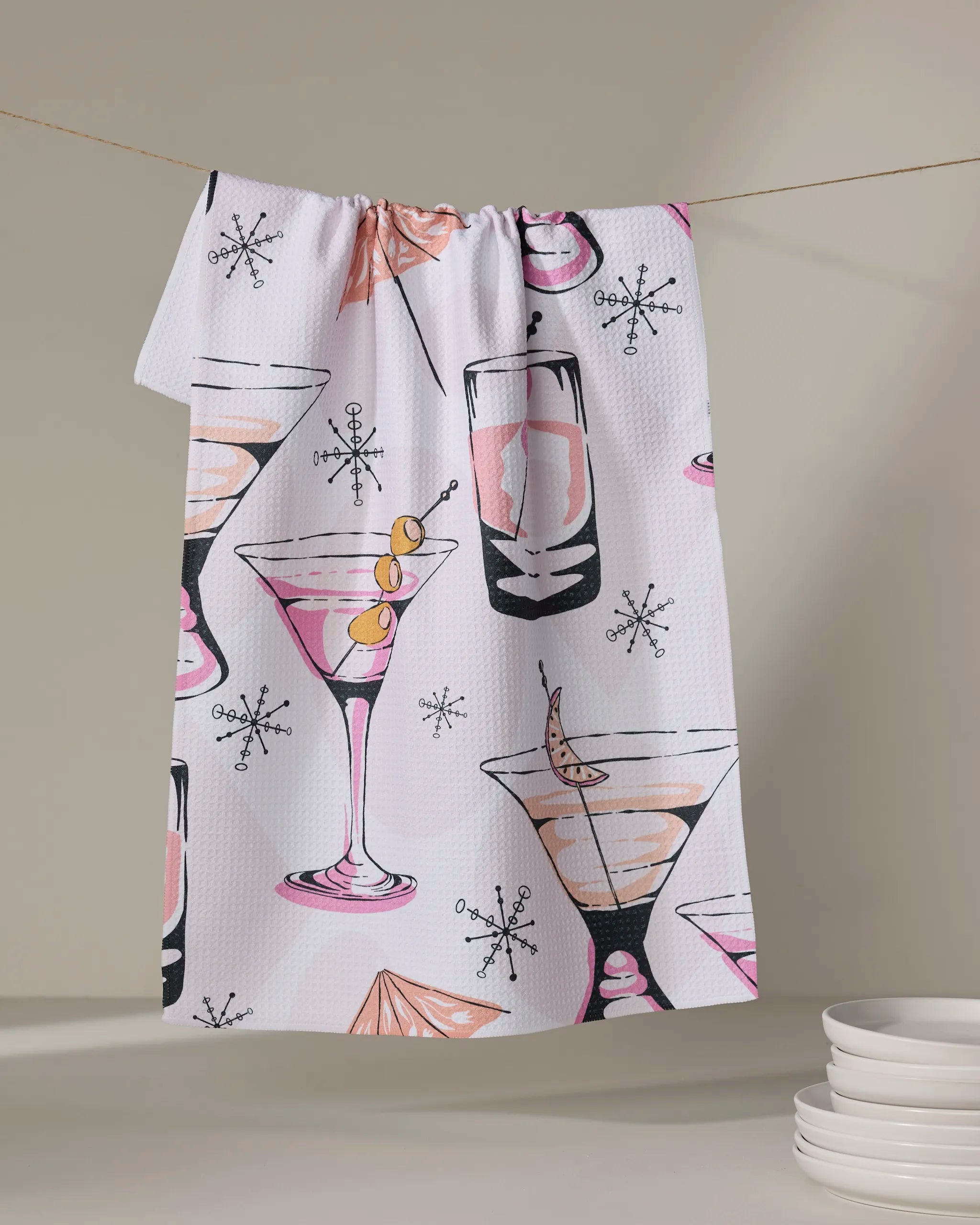 Cocktail Hour Tea Towel | Geometry – GEOMETRY