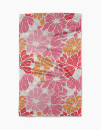 The Marina Solodka Sunset Floral towel is quick-drying and features beautiful flowers, perfect for brightening up your kitchen.