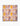 The Nature Sketch beach blanket by Cottonflower Studio is square, sand-repelling, and features a colorful abstract botanical pattern with yellow, pink, and mauve leaves, branches, and dots on a light pink background.
