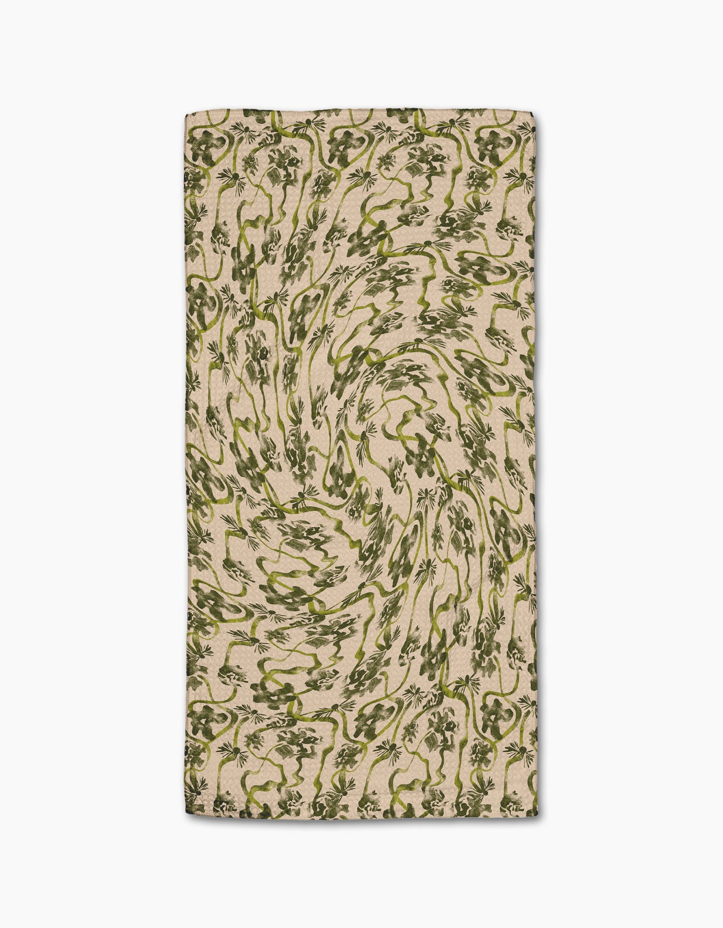 Floral Swirls Green