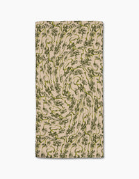 Floral Swirls Green