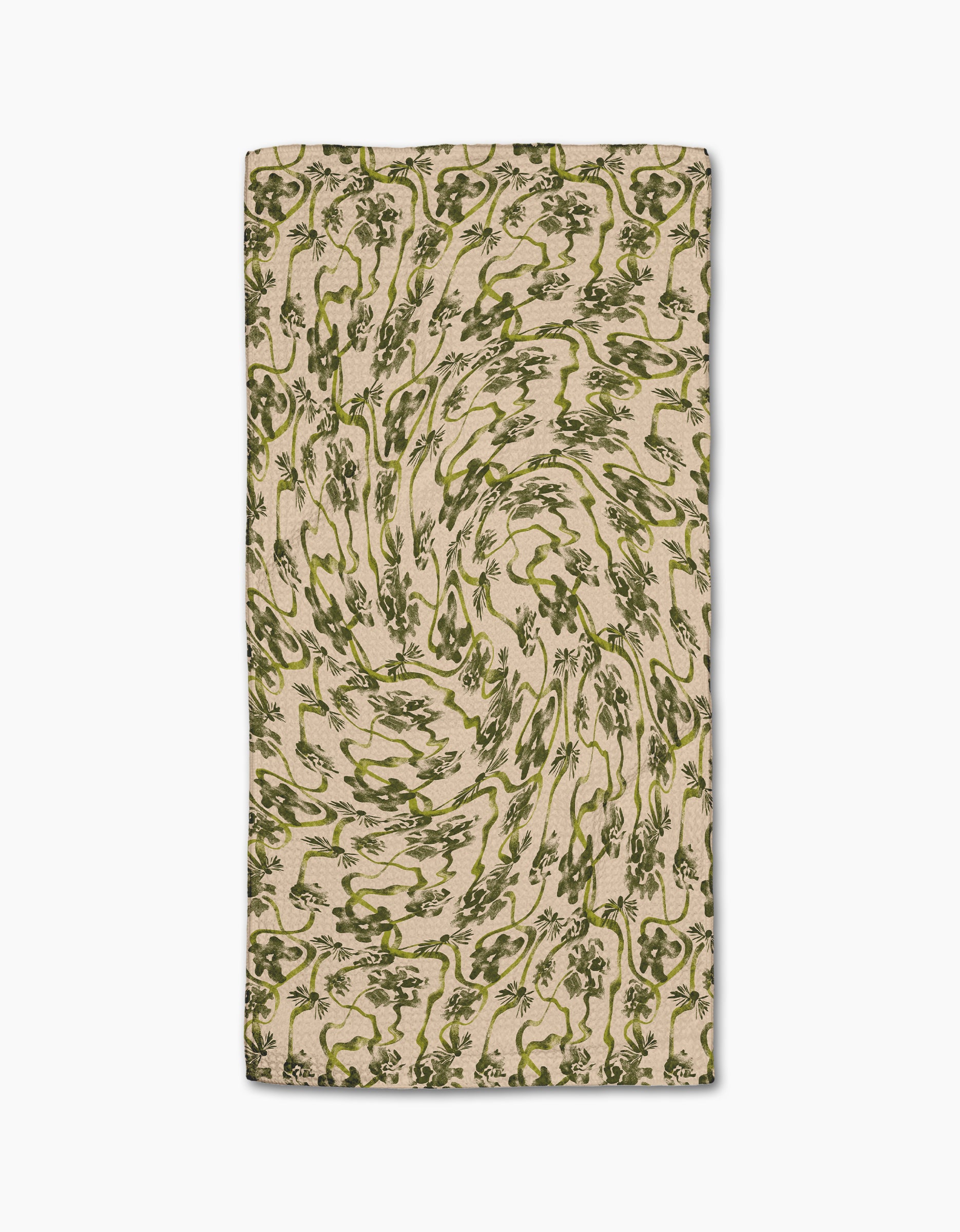 Floral Swirls Green