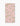 Leafy Maze by Jasmine Blooms Designs: a rectangular pink bar towel crafted from recycled materials, adorned with green leaves and curving vines.