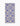 Lisa Nelsons Mediterranean Pour is a rectangular beige cloth napkin made from Geoweave fabric, featuring a blue pattern of stylized vases, jars, and leafy branches in a repeating design.