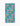 The Moody Flowers Bar Towel by Masha Volnova is rectangular, made from recycled materials, and features a colorful abstract floral pattern in pink, green, blue, yellow, and purple on a teal background.
