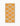The Mustard Ogee by Pascale Dilger is a rectangular, ultra-absorbent towel featuring a bold orange geometric pattern with interconnected shapes outlined in light blue and white on a plain white background.