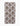 The Rustic Lacy Tile Natural by Hufton Studio is a rectangular white recycled kitchen towel with a repeating brown and gold botanical pattern of symmetrical tree motifs arranged in rows.