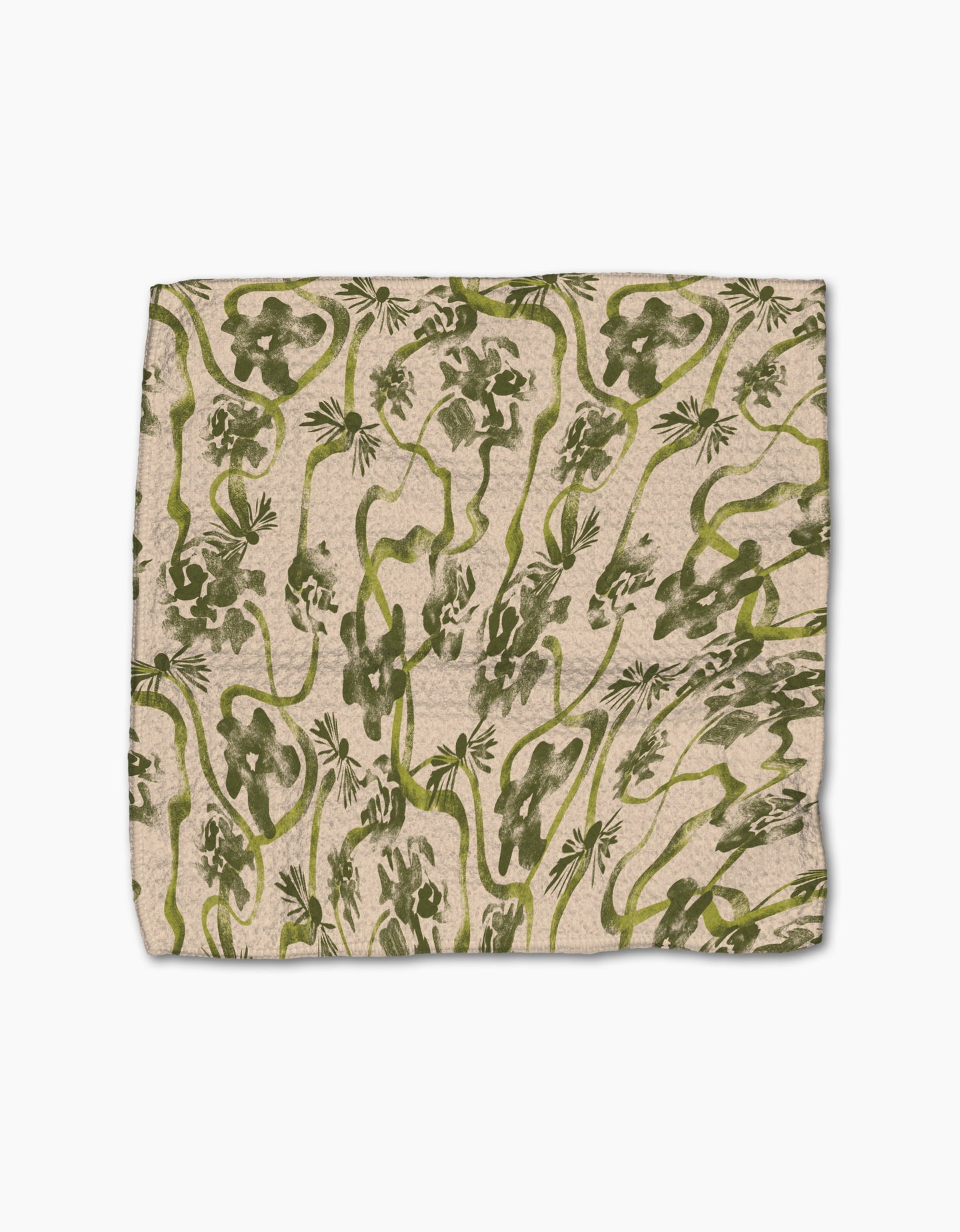 Floral Swirls Green