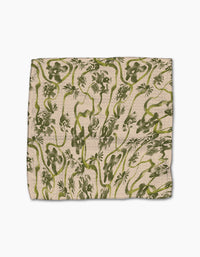 Floral Swirls Green