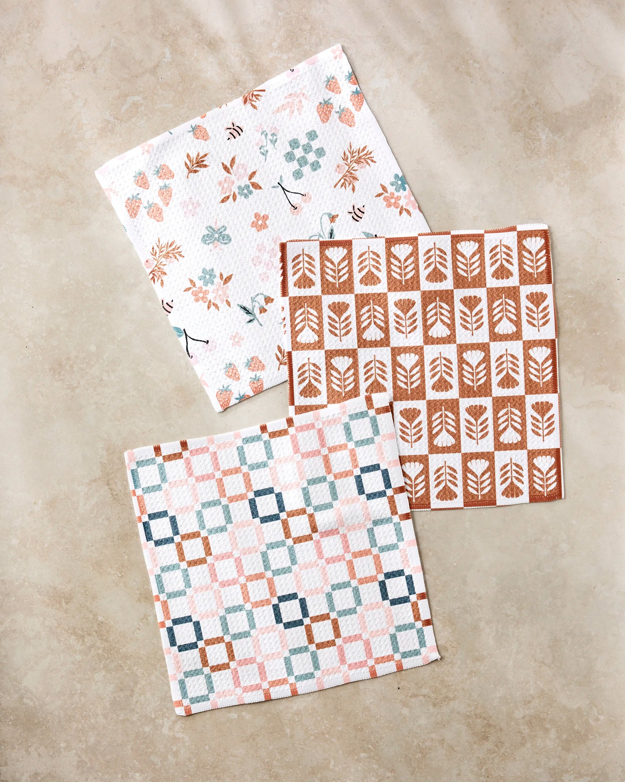 Flower Patch Dishcloth Set | Geometry