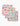 Three Sweet Macarons napkins by Elena Fay, made from recycled materials, feature a watercolor design with pink and green macarons and multicolored polka dots on white, arranged in a neat layered stack.