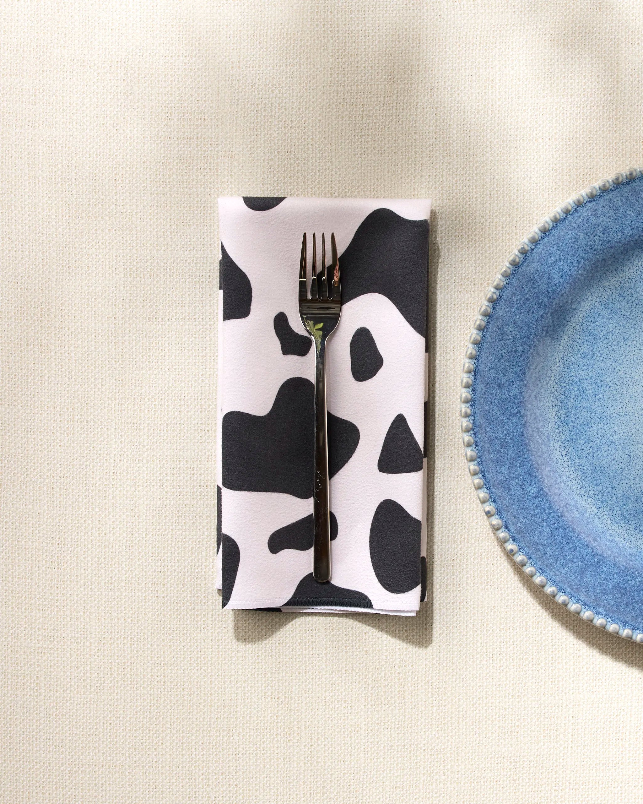 Cow Print Black