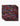 The Rachel Parker Jewel Leaf Swirl dinner napkin features a folded square cloth with vibrant red, orange, pink, purple, and cream leaves swirling on black—an elegant, eco-friendly addition to your napkins collection.