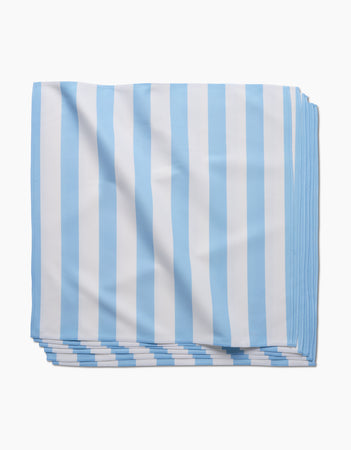 Seaside Stripes Geometry Napkins (6)