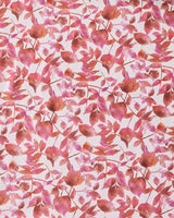Watercolor Dreaming by Geometry features a vibrant watercolor-style pattern of pink, red, and brown leaves on white—an artistic, eco-friendly choice for recycled dinner napkins or napkin sets.