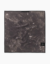 The Geometry Strawberry Sniff is a square, dark gray cleaning cloth made of ultra-absorbent Geoweave fabric with a marbled texture and a black label with white text in the bottom right, shown on a white background.