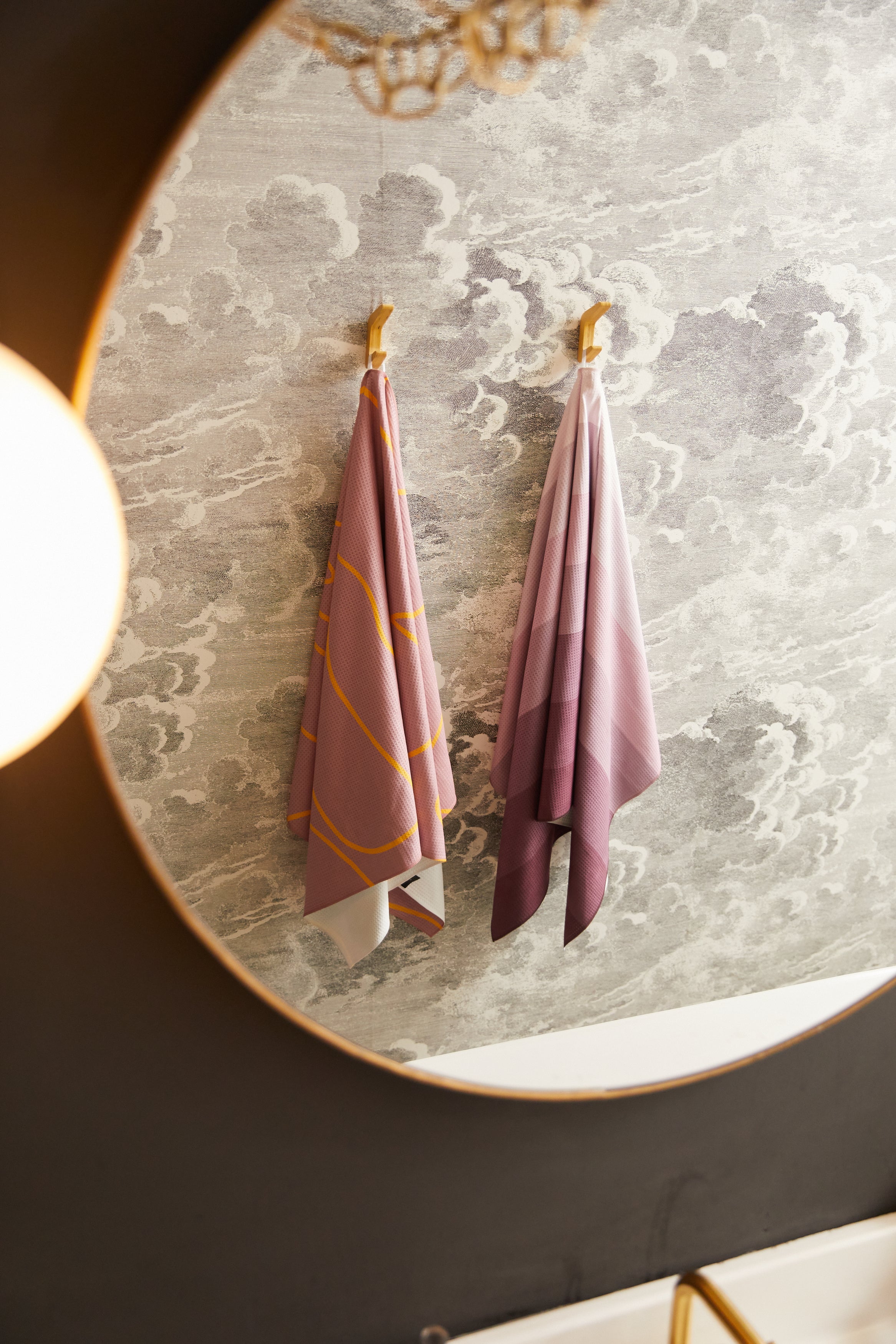 Geometric bath towels clearance
