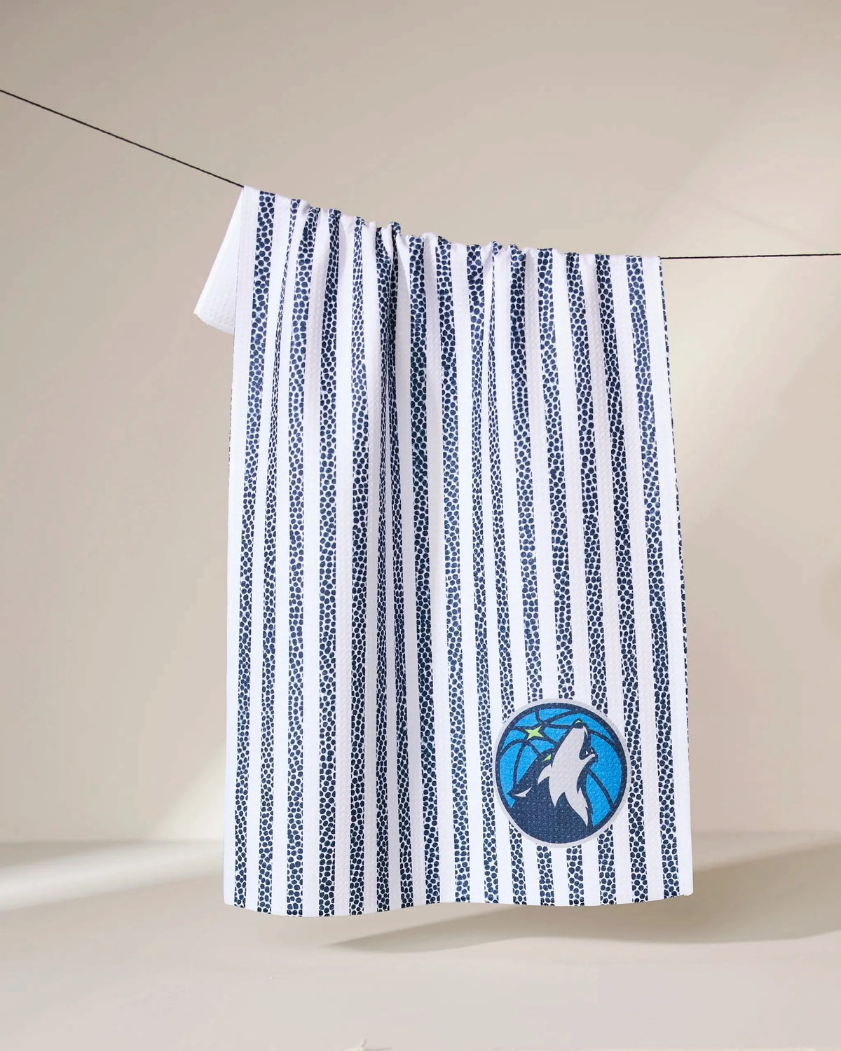 Timberwolves Grip Stripe Tea Towel