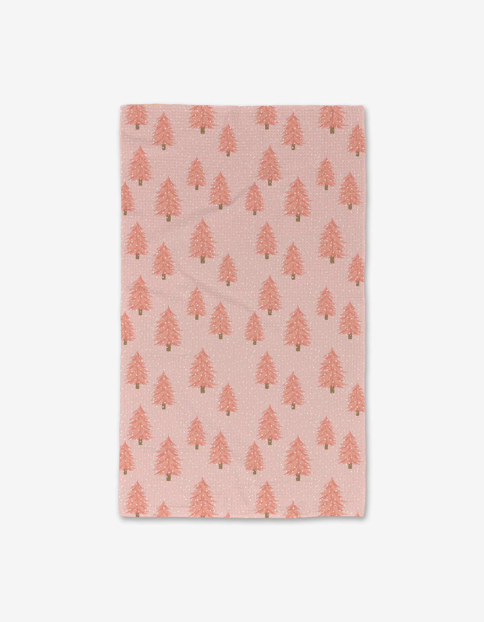 Pink Christmas Geometry Luxe Hand Towel