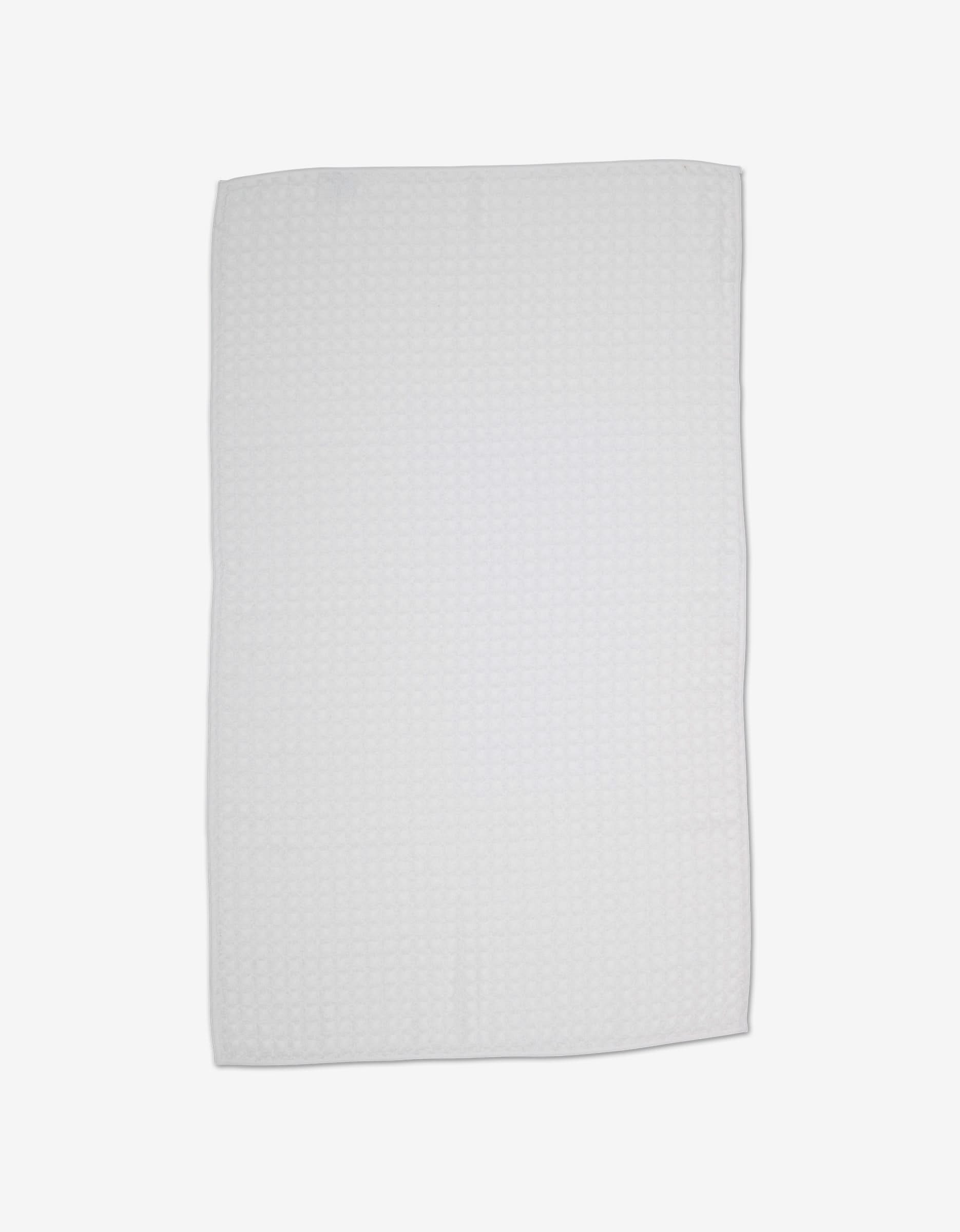 The GEOMETRY Cloud hand towel is a plain white rectangular waffle towel featuring a subtle textured pattern, shown laid flat on a white background.