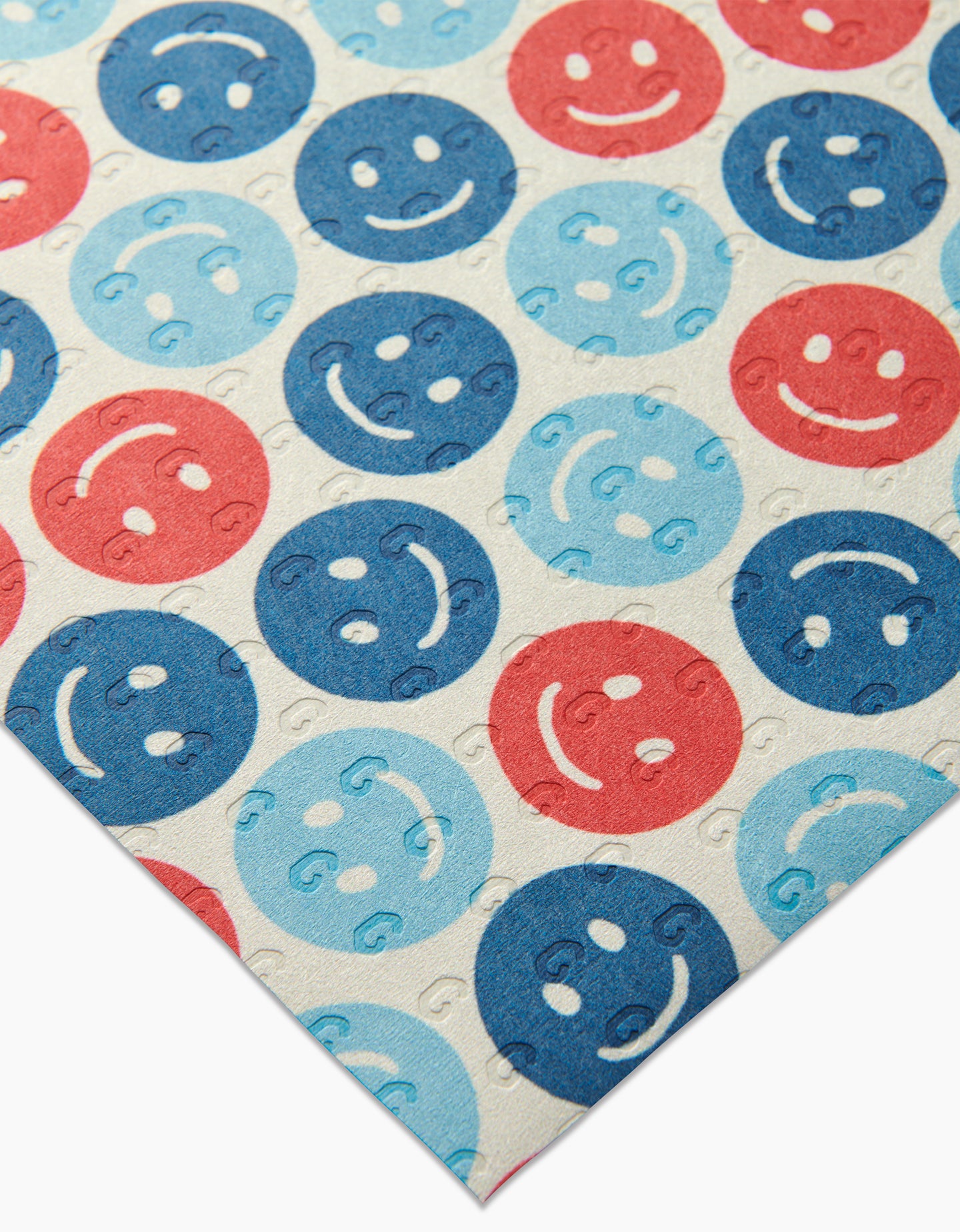 Smiley Face July Blue