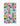 The Abstract Botanicals towel by Marina Solodka is rectangular and ultra-absorbent, featuring pink, yellow, green, and purple flowers with whimsical leaves and dots on a white background.