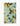 The Pascale Dilger Amalfi Lemons tea towel features a light blue background with ultra-absorbent fabric, decorated with a pattern of whole lemons, lemon halves, and dark green leaves on trailing vines.