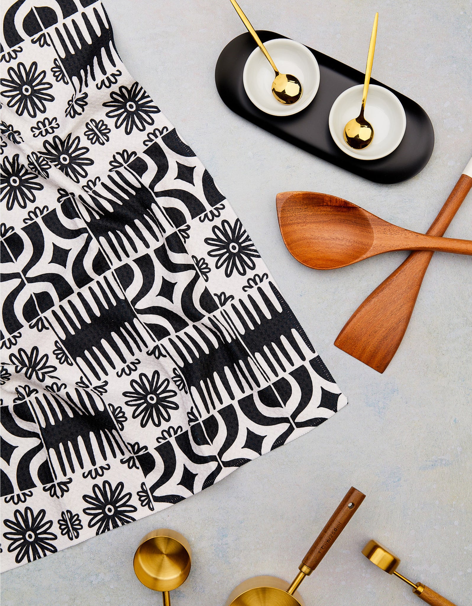 Geometry Dish Tea Towels, Eco-friendly Kitchen Accessories