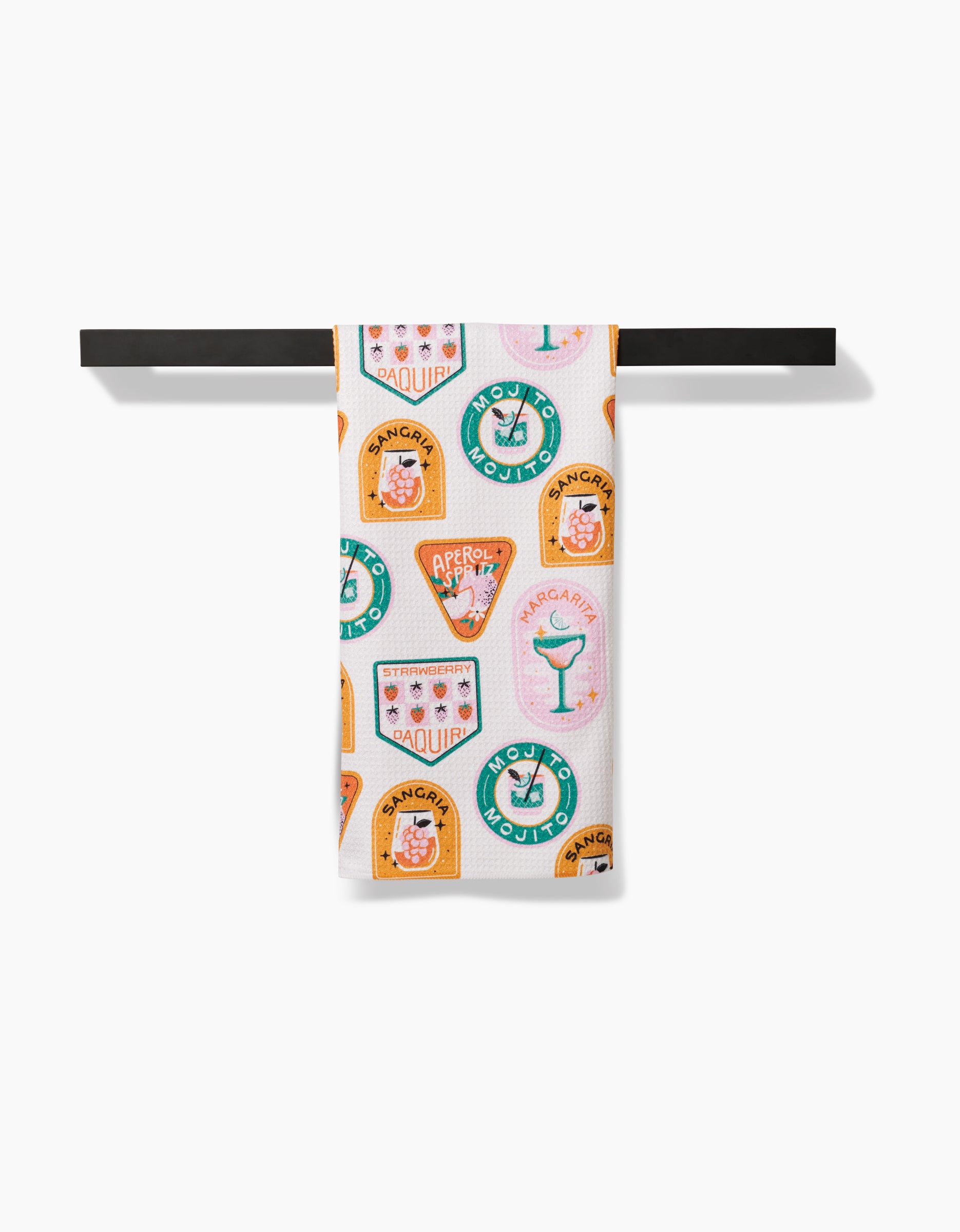 Cocktail Badge Tea Towel Cocktail Badge Tea Towel