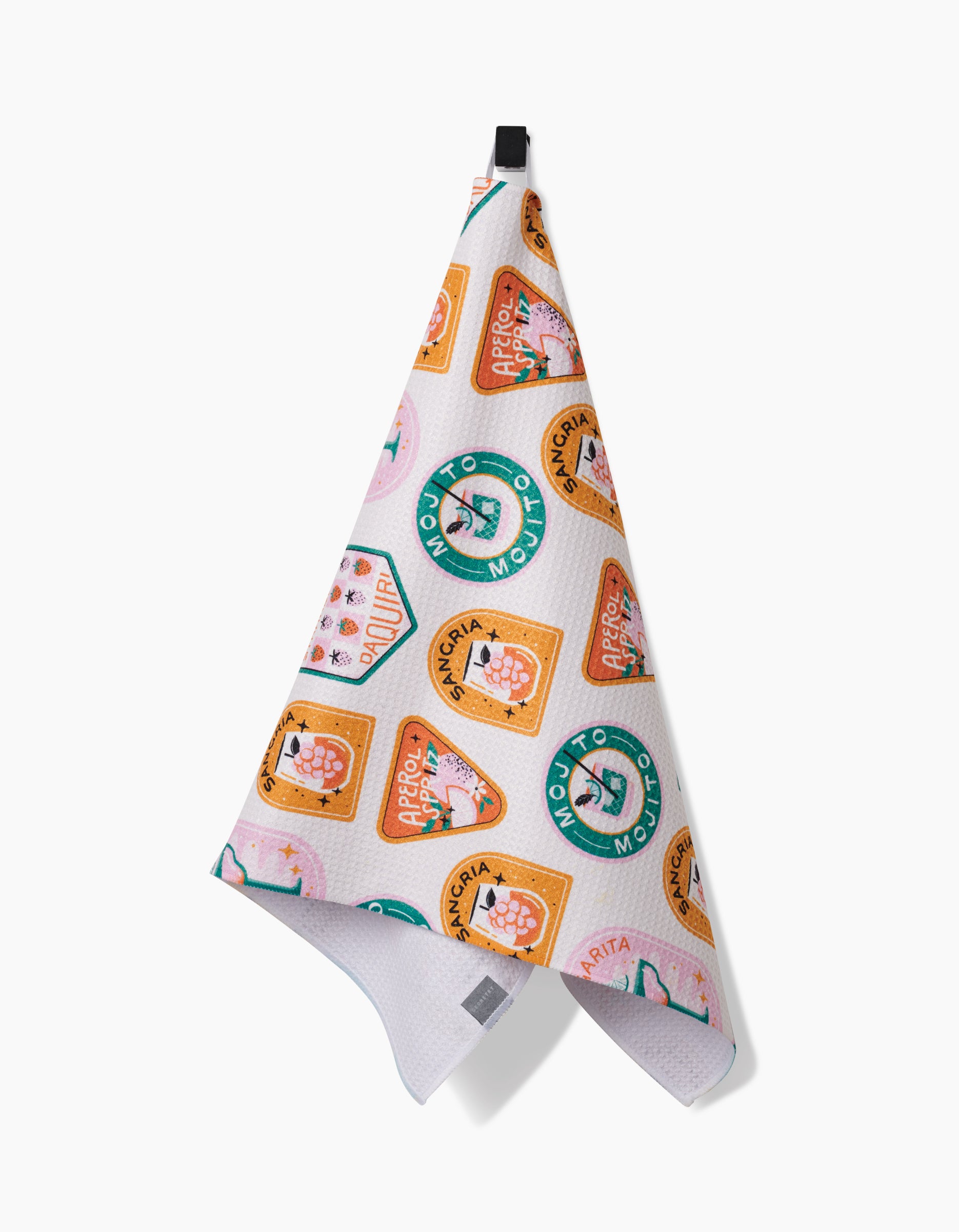 Cocktail Badge Tea Towel Cocktail Badge Tea Towel