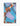 Echoes of Color by Skye Walker is a rectangular quick-drying towel with overlapping geometric shapes in blue, purple, orange, and beige for a dynamic look. The artist’s signature is featured in the bottom right corner.