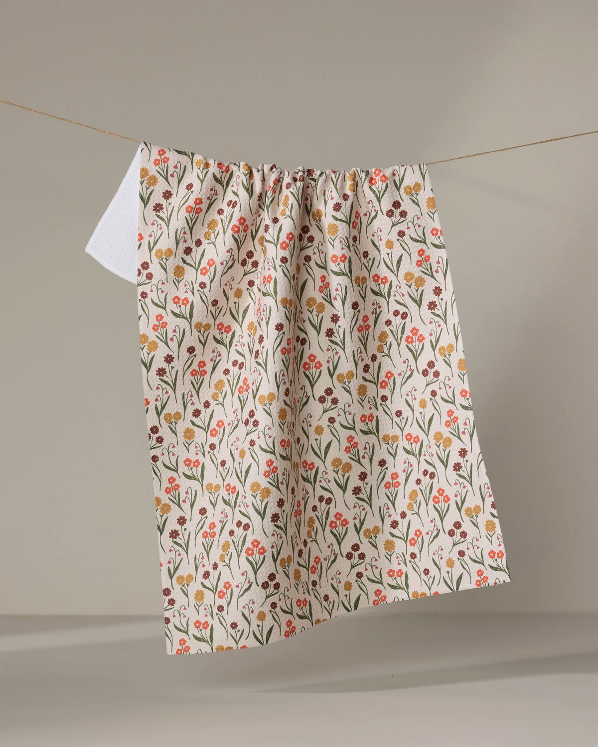 Fall Blossom Tea Towel
