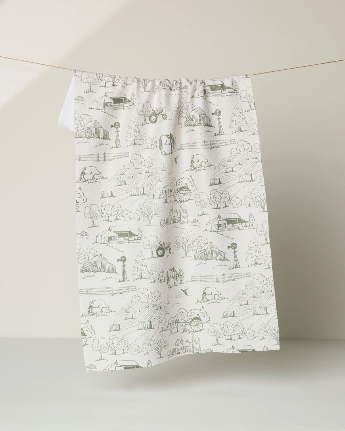 GEOMETRY Kitchen Towel - Farmyard