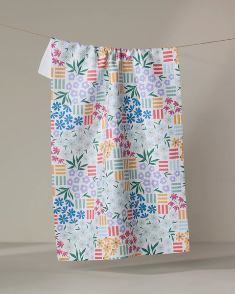 House on the hill 90cm tee Flower 花柄 Floral Garden Tea Towel | Geometry – GEOMETRY