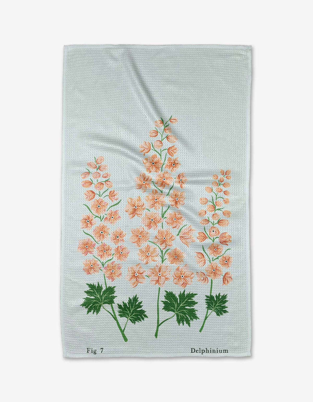 July Delphinium Dish Towel