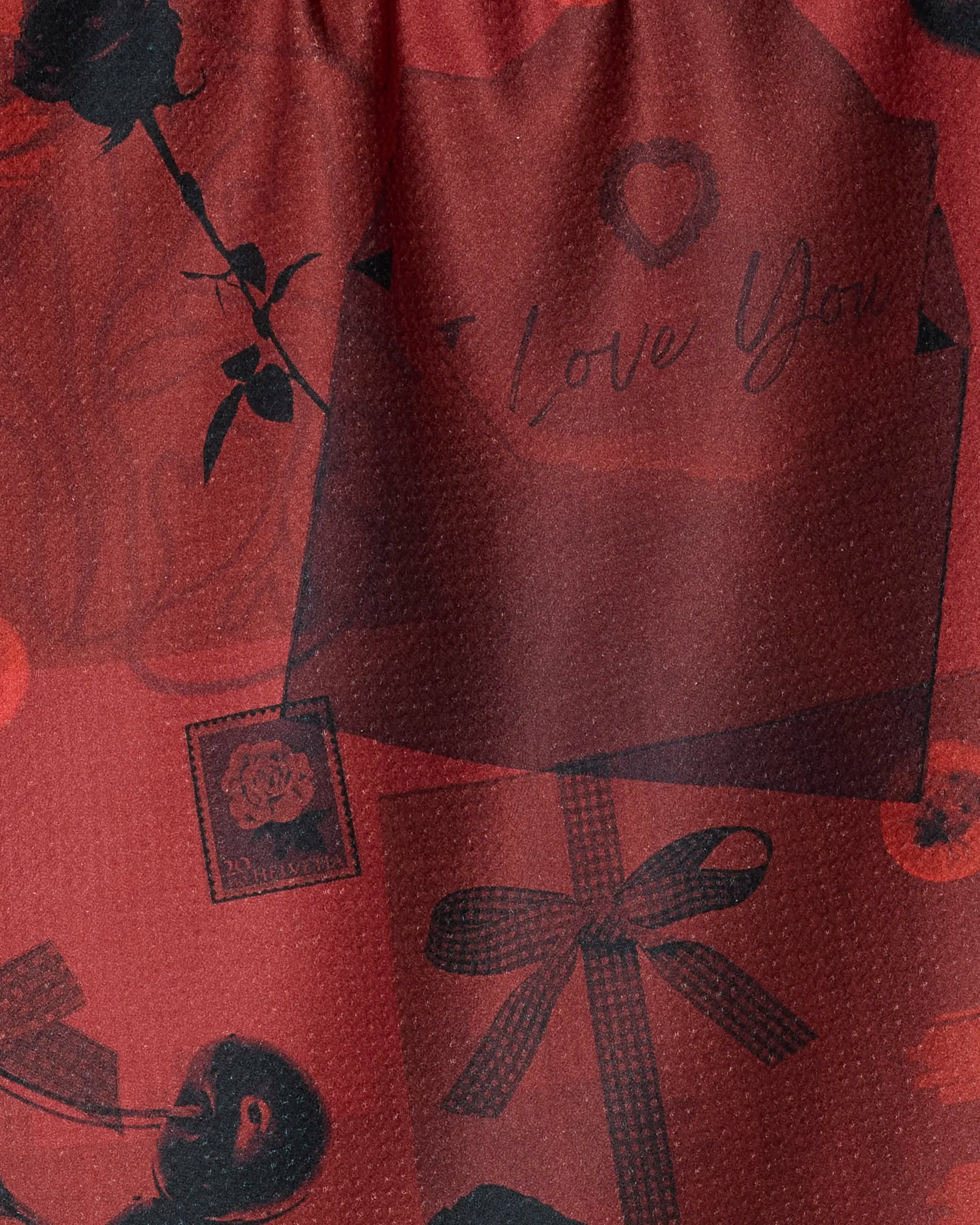 The Geometry Love Journal features a romantic-themed pattern with roses, a ribboned gift box, and a "Love You" envelope—crafted from recycled materials for an eco-friendly touch.