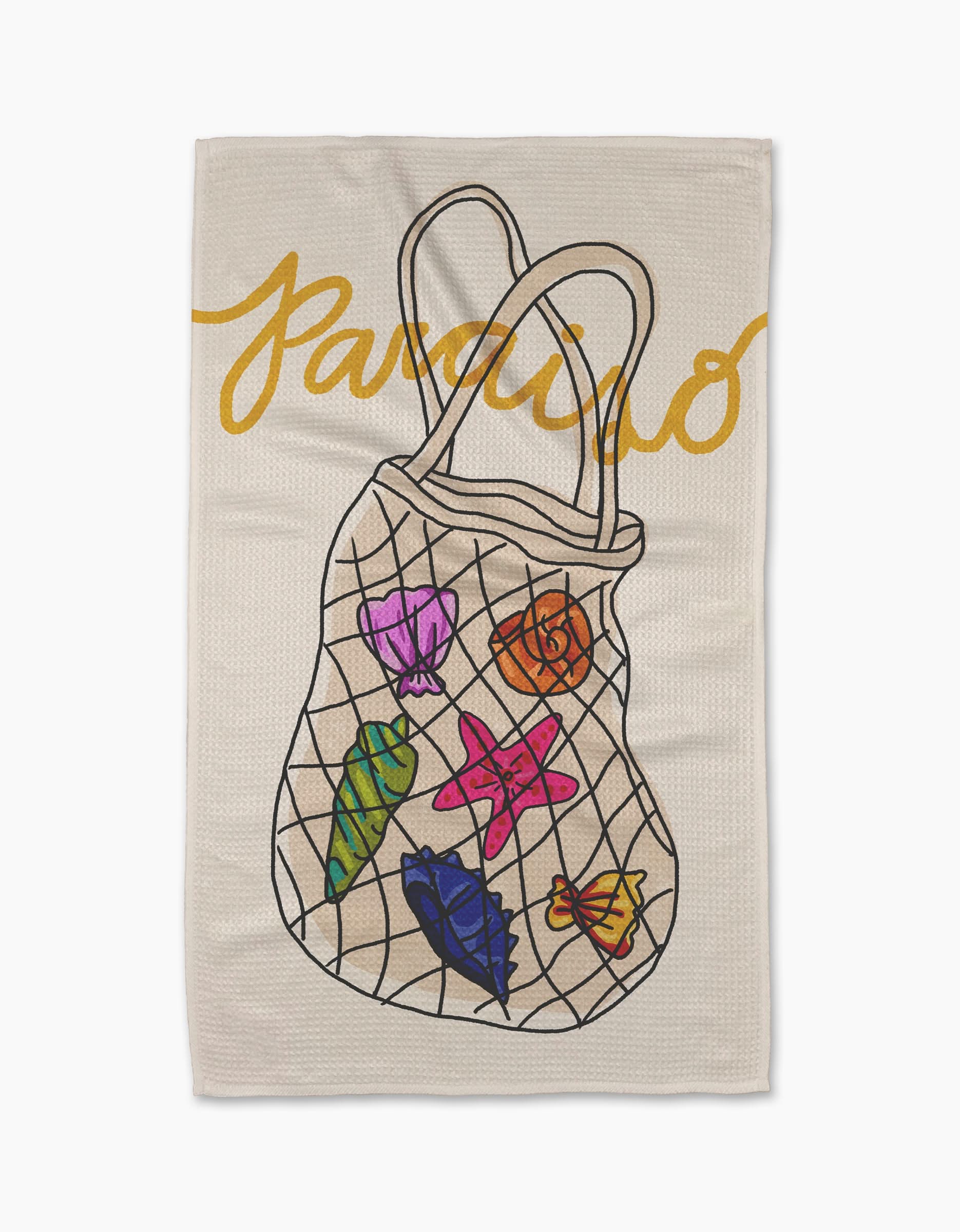 Geometry Paraiso Tea Towel