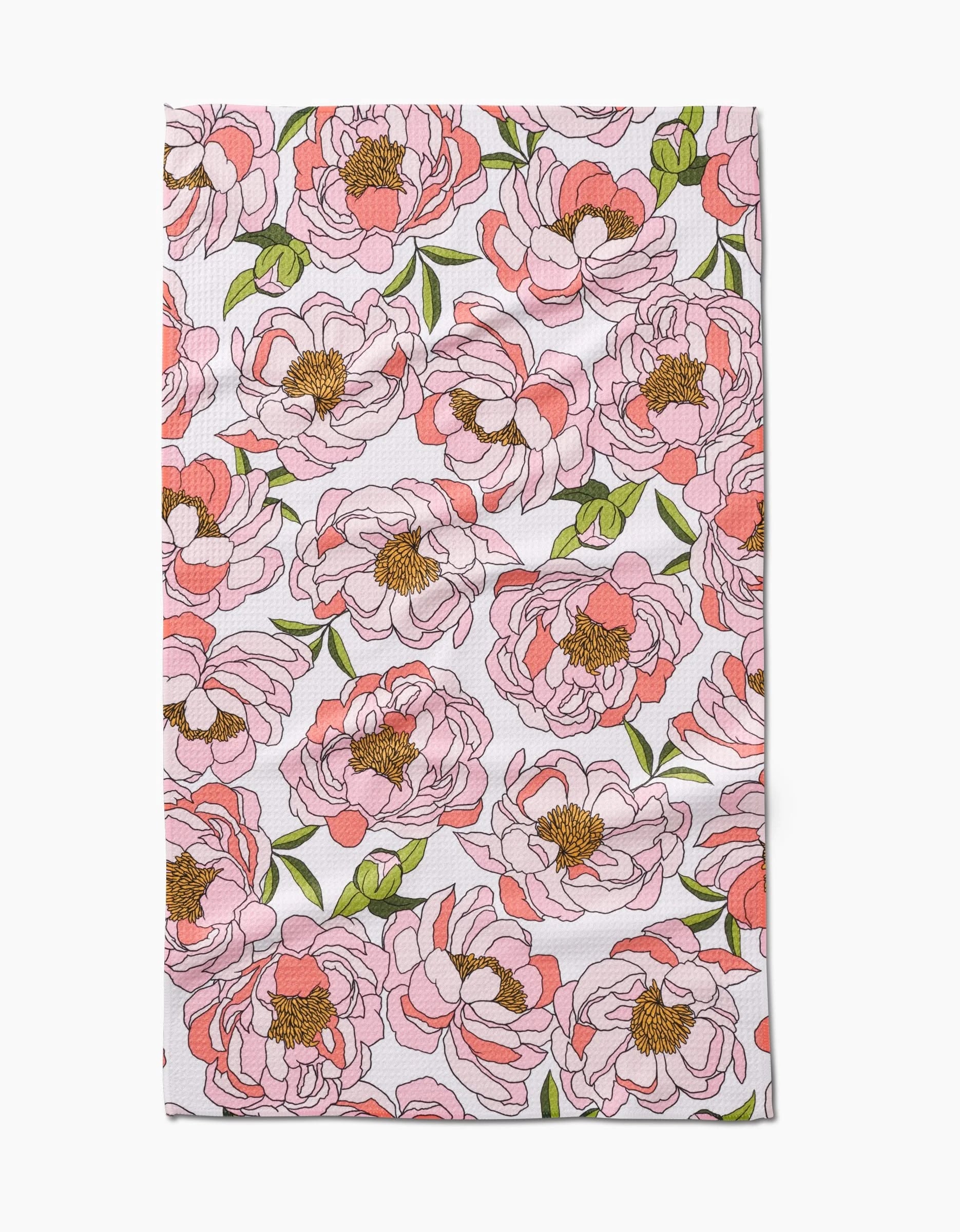 Peony Paradise Tea Towel | Geometry – GEOMETRY Peony Paradise Tea Towel | Geometry – GEOMETRY