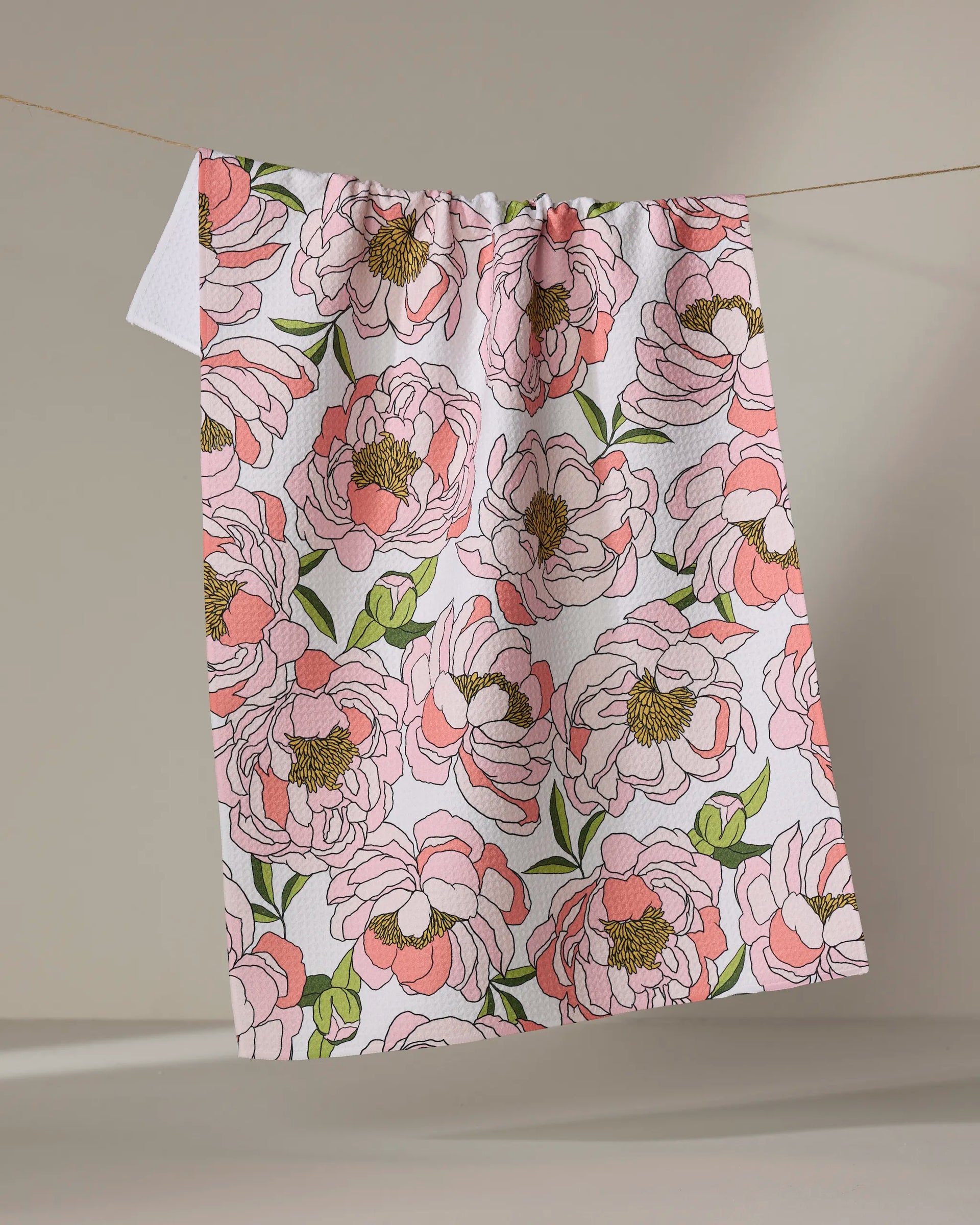 Peony Paradise Tea Towel | Geometry – GEOMETRY