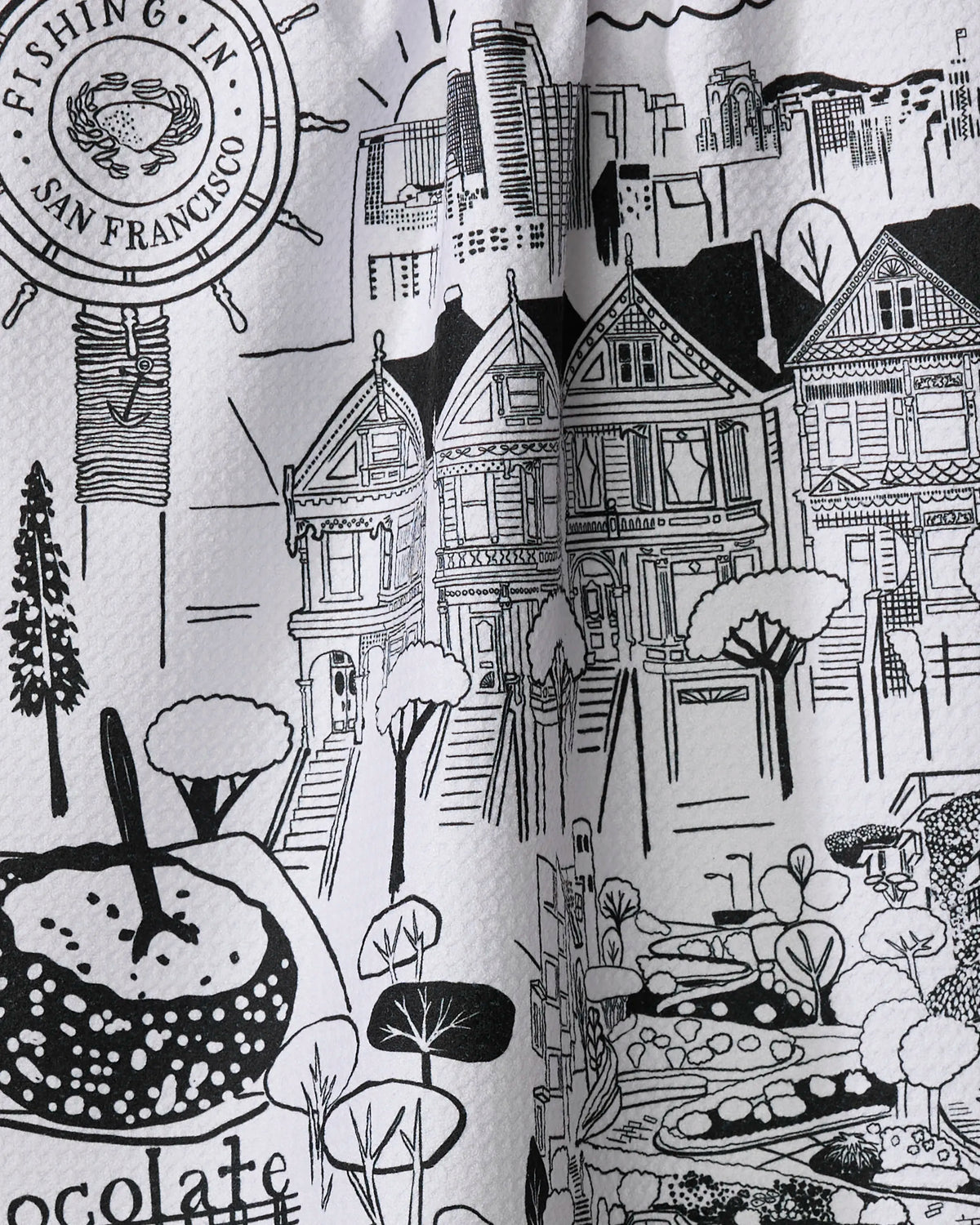 San Francisco Tea Towel | Geometry – GEOMETRY