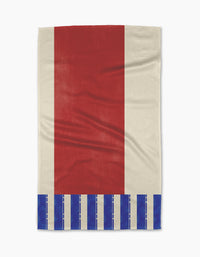 Striped Heart Red