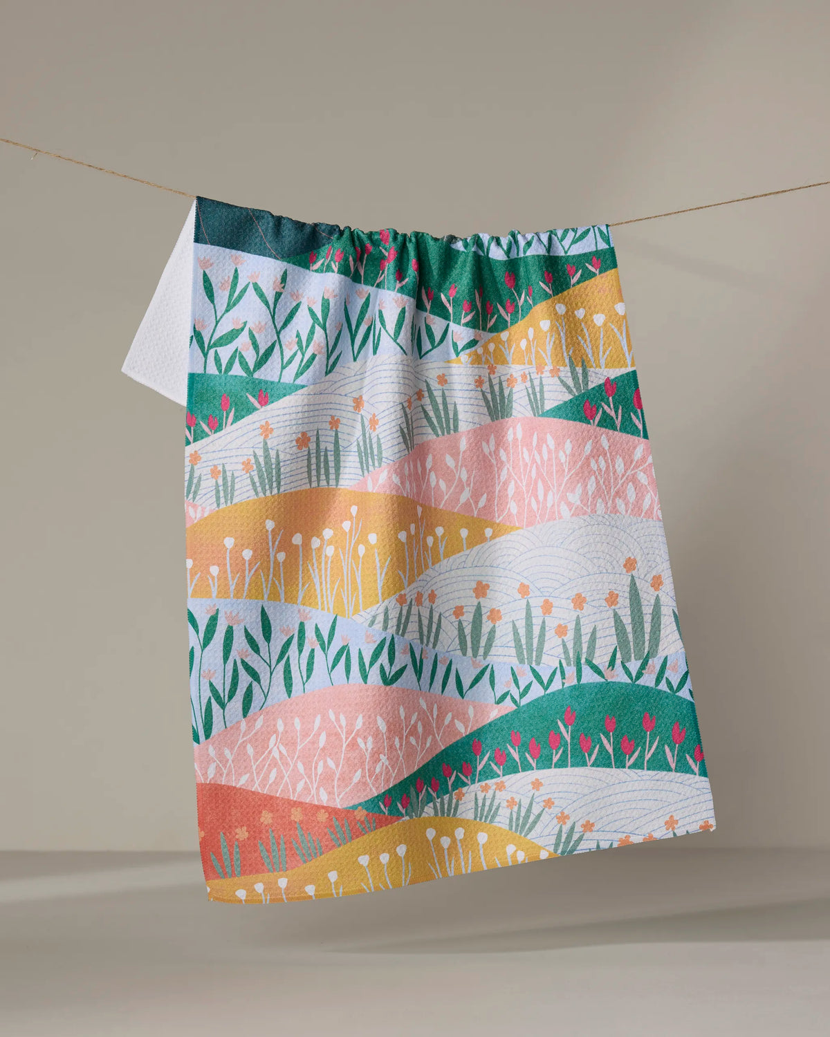 Geometry Tea Towel - Sunrise Mountains