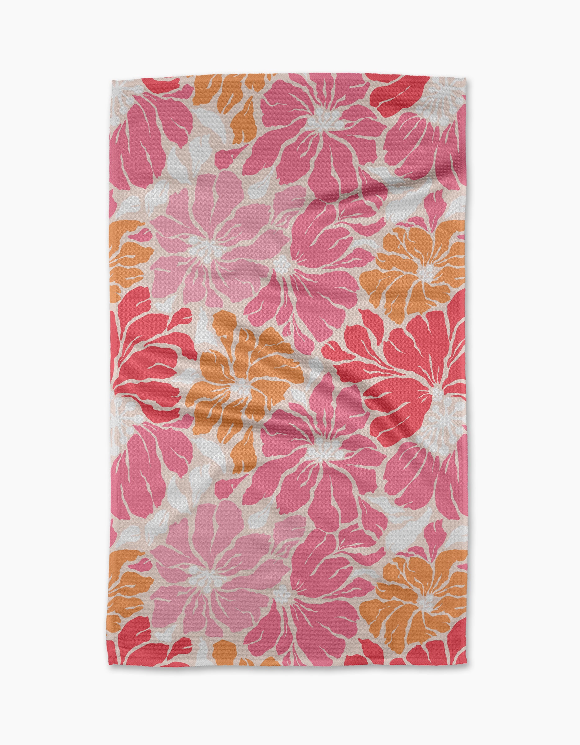 The Marina Solodka Sunset Floral towel is quick-drying and features beautiful flowers, perfect for brightening up your kitchen.