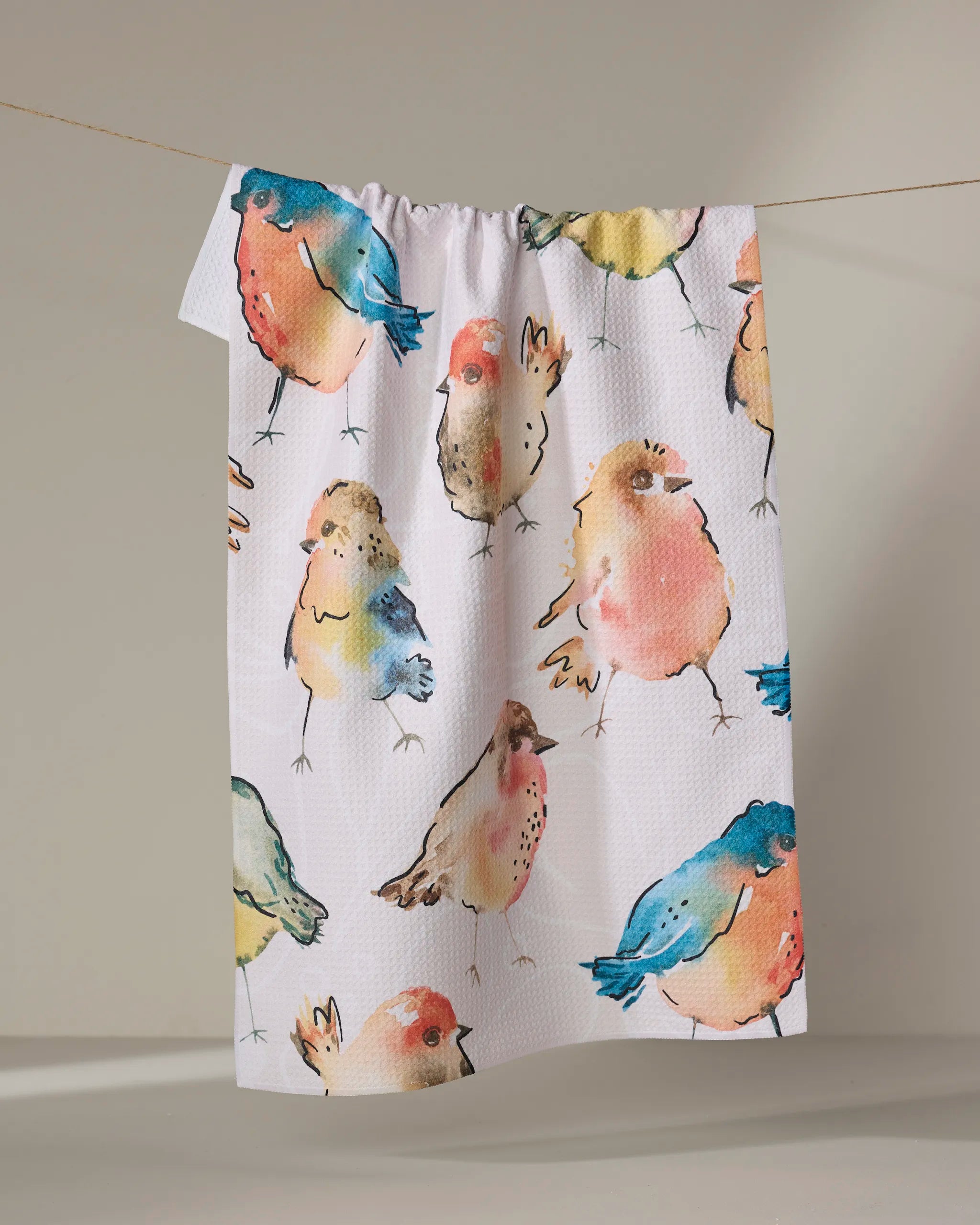 Tweet Tweet Tea Towel | Geometry