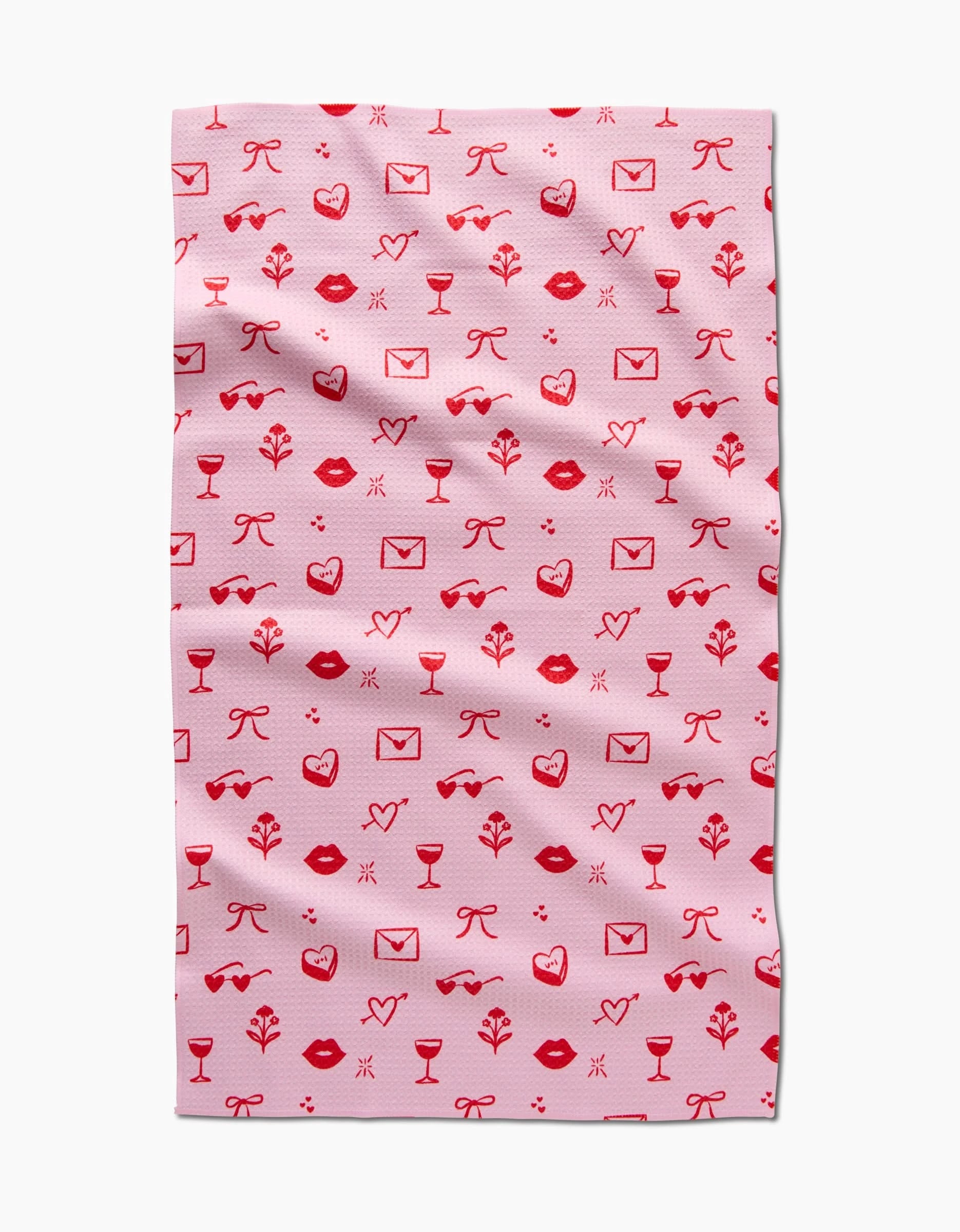 V Day Doodles Tea Towel | Geometry